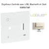 Enjoliveur pour Centrale avec USB, Bluetooth et Jack 3,5 mm 90856TMF