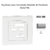 Enjoliveur pour commande générale de persienne APOLO5000 50311TPR Argent