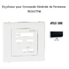 Enjoliveur pour commande générale de persienne APOLO5000 50311TPM Noir MAT