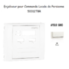 Enjoliveur pour commande Locale de persienne APOLO5000 50312TBR Blanc