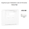Enjoliveur pour commande Locale de persienne APOLO5000 50312TBM Blanc MAT