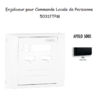 Enjoliveur pour commande Locale de persienne APOLO5000 50312TPM Noir MAT