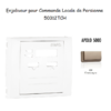 Enjoliveur pour commande Locale de persienne APOLO5000 50312TCH Champagne