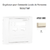 Enjoliveur pour commande Locale de persienne APOLO5000 50312TMF Ivoire