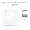 Enjoliveur pour commande Locale de persienne APOLO5000 50312TPR Argent