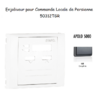 Enjoliveur pour commande Locale de persienne APOLO5000 50312TGR Graphite