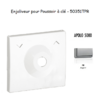Enjoliveur pour poussoir à clé Apolo 50351TPR Argent