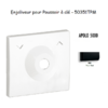 Enjoliveur pour poussoir à clé Apolo 50351TPM Noir MAT