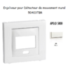 Enjoliveur pour détecteur de mouvement mural apolo 5000 50403TBR Blanc