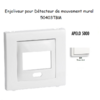 Enjoliveur pour détecteur de mouvement mural apolo 5000 50403TBM Blanc MAT