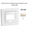 Enjoliveur pour détecteur de mouvement mural apolo 5000 50403TMF Ivoire