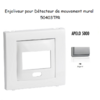 Enjoliveur pour détecteur de mouvement mural apolo 5000 50403TPR Argent