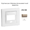 Enjoliveur pour détecteur de mouvement mural apolo 5000 50403TCH Champagne