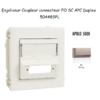 Enjoliveur Coupleur Connecteur fibre optique SC APC Duplex Apolo 50448SPL Platine