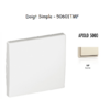 Doigt simple APOLO5000 50601TMF Ivoire