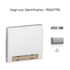 Doigt avec Identification APOLO5000 50603TPR Argent