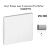 Doigt avec 2 symboles ventilateur APOLO5000 50609TPR