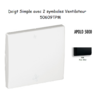 Doigt avec 2 symboles ventilateur APOLO5000 50609TPM