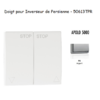 Doigt Inverseur de persienne APOLO5000 50613TPR Argent