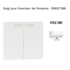 Doigt Inverseur de persienne APOLO5000 50613TBM Blanc MAT