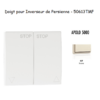 Doigt Inverseur de persienne APOLO5000 50613TMF Ivoire