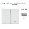 Doigt avec 2 symboles ventilateur APOLO5000 50616TPR