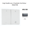 Doigt avec 2 symboles ventilateur APOLO5000 50616TGR
