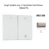Doigt avec 2 symboles ventilateur APOLO5000 50616TPL