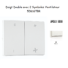 Doigt avec 2 symboles ventilateur APOLO5000 50616TBR