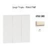 Doigt triple APOLO5000 50661TMF Ivoire