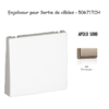 Enjoliveur rosette passage de cable APOLO5000 50671TCH Champagne