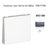 Enjoliveur rosette passage de cable APOLO5000 50671TGR Graphite
