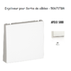 Enjoliveur rosette passage de cable APOLO5000 50671TBR Blanc