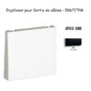 Enjoliveur rosette passage de cable APOLO5000 50671TPM Noir MAT