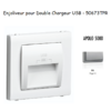 Enjoliveur double chargeur usb APOLO5000 50673TPR ARgent