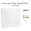 Enjoliveur pour Chargeur Double USB Type C 50675TMF