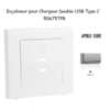 Enjoliveur pour Chargeur Double USB Type C 50675TPR