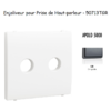 Enjoliveur pour prise de haut parleur a terminaux à vis APOLO5000 50713TGR Graphite