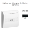 Enjoliveur pourinterrupteur card systel APOLO5000 50731TPM Noir MAT