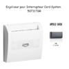 Enjoliveur pourinterrupteur card systel APOLO5000 50731TGR Graphite