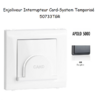 Enjoliveur pour interrupteur Card System Apolo 5000 50733TGR Graphite