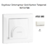 Enjoliveur pour interrupteur Card System Apolo 5000 50733TBR Blanc
