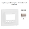 Enjoliveur pour interrupteur horaire digital 1 circuit APOLO5000 50743TPL Platine