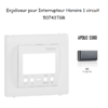 Enjoliveur pour interrupteur horaire digital 1 circuit APOLO5000 50743TGR Graphite