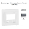 Enjoliveur pour interrupteur horaire digital 2 circuits APOLO5000 50744TGR Graphite
