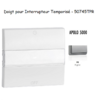 Doigt pour interrupteur temporisé APOLO5000 50745TPR Argent
