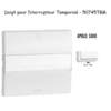 Doigt pour interrupteur temporisé APOLO5000 50745TBM Blanc MAT