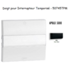 Doigt pour interrupteur temporisé APOLO5000 50745TPM Noir MAT
