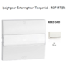 Doigt pour interrupteur temporisé APOLO5000 50745TBR Blanc