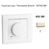 Enjoliveur pour thermostat rotatif Apolo 5000 50746TMF Ivoire